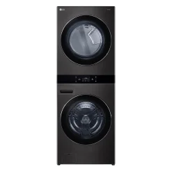 LG Tour de lavage, Acier noir, 27", Chargement frontal - WKEX300HBA