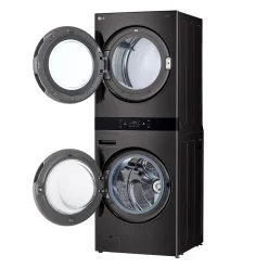 LG Tour de lavage, Acier noir, 27", Chargement frontal - WKEX300HBA