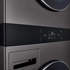 LG Tour de lavage, Acier noir, 27