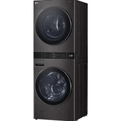 LG Tour de lavage, Acier noir, 27", Chargement frontal - WKHC252HBA