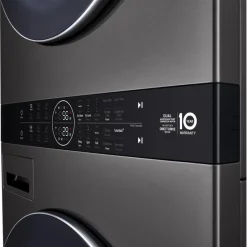 LG Tour de lavage, Acier noir, 27