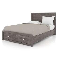 Lit double 54" - gris