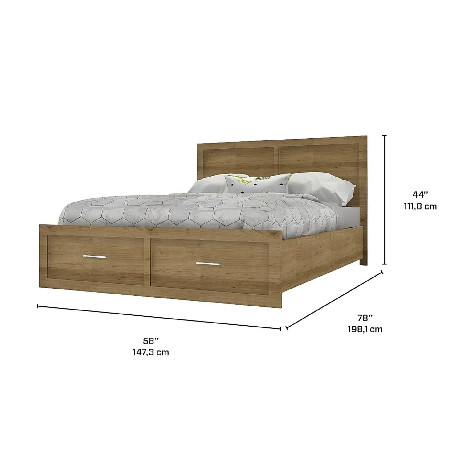 Lit double 54'' - sésame