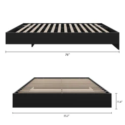 Lit plateforme double (54