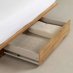 Lit plateforme double/queen avec rangement 1 tiroir (54