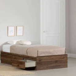 Lit simple avec rangement 3 tiroirs (39