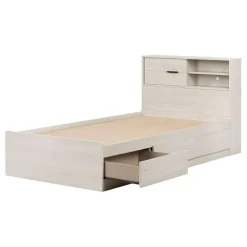 Lit simple avec rangement 3 tiroirs et tête de lit (39") - South Shore