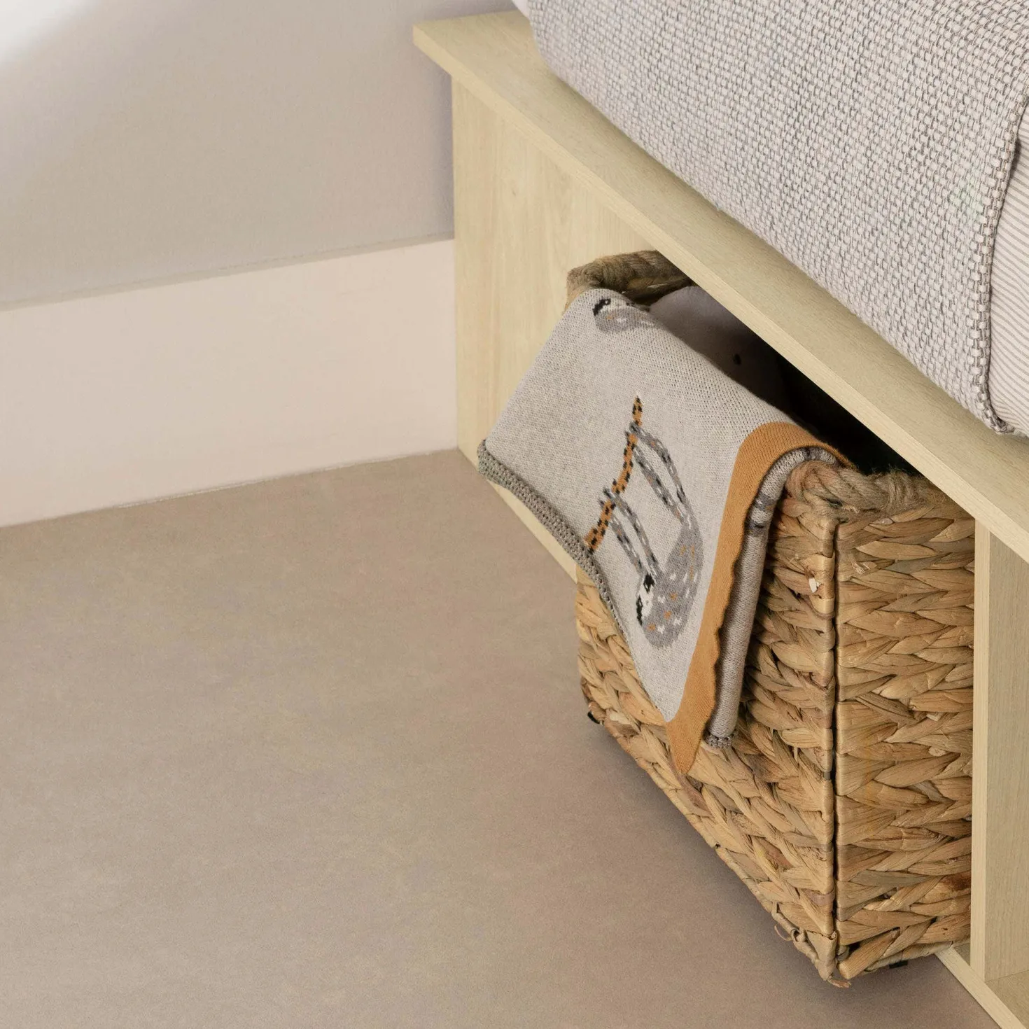Lit simple avec rangement et paniers (39") - South Shore