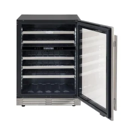 MARATHON Cellierà doubles zones 24'' Inox 24" - MWC56-DSS