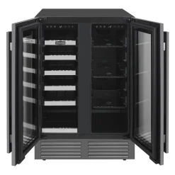 MARATHON Cellier et centre de breuvage 24'' Noir 24" - MBWC56-FDBLS