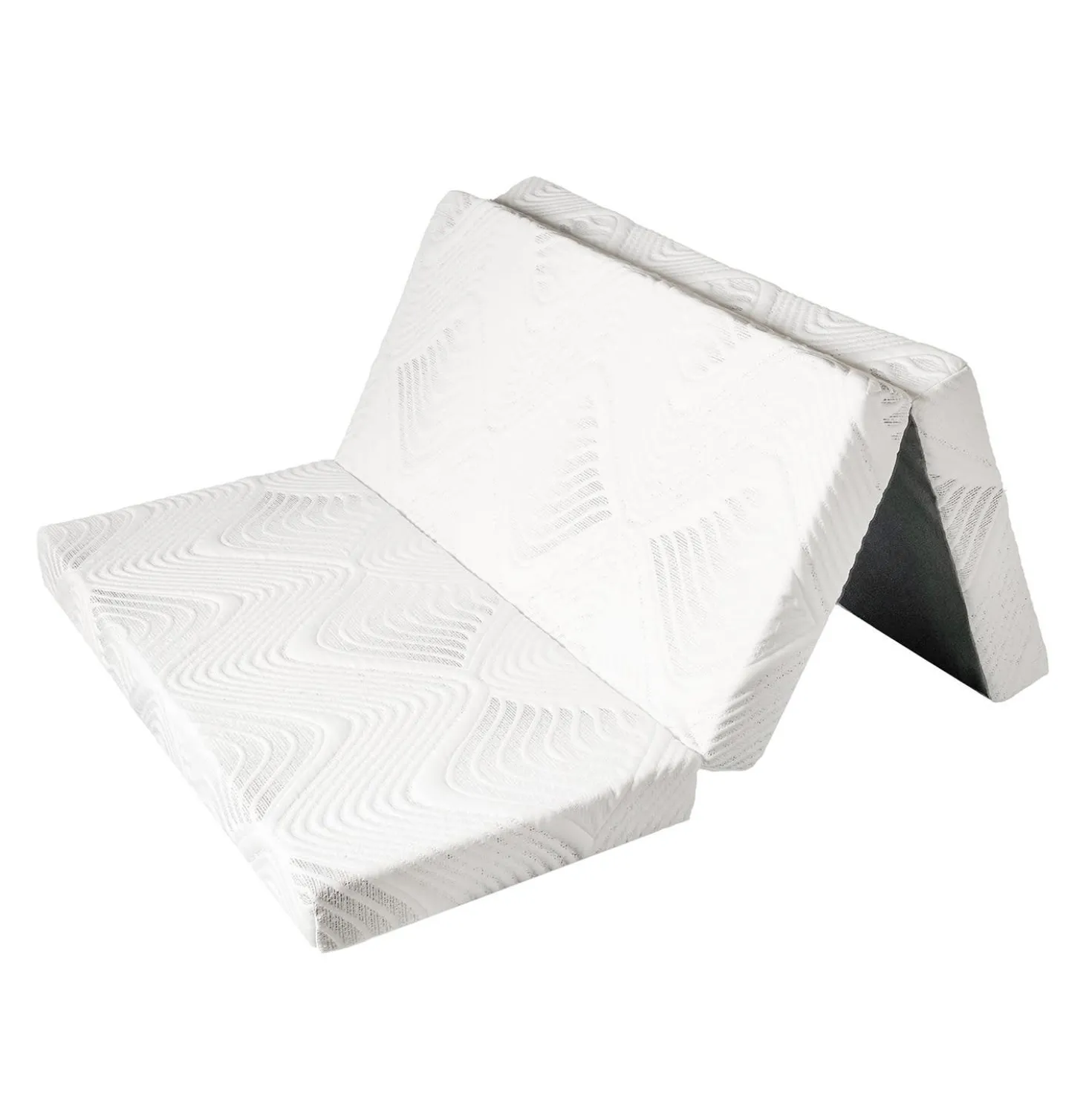 Matelas double pliable en mousse mémoire à 3 volets - 54"