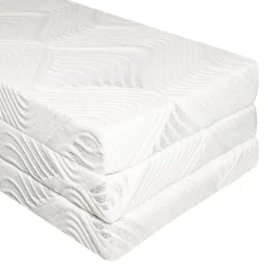 Matelas double pliable en mousse mémoire à 3 volets - 54