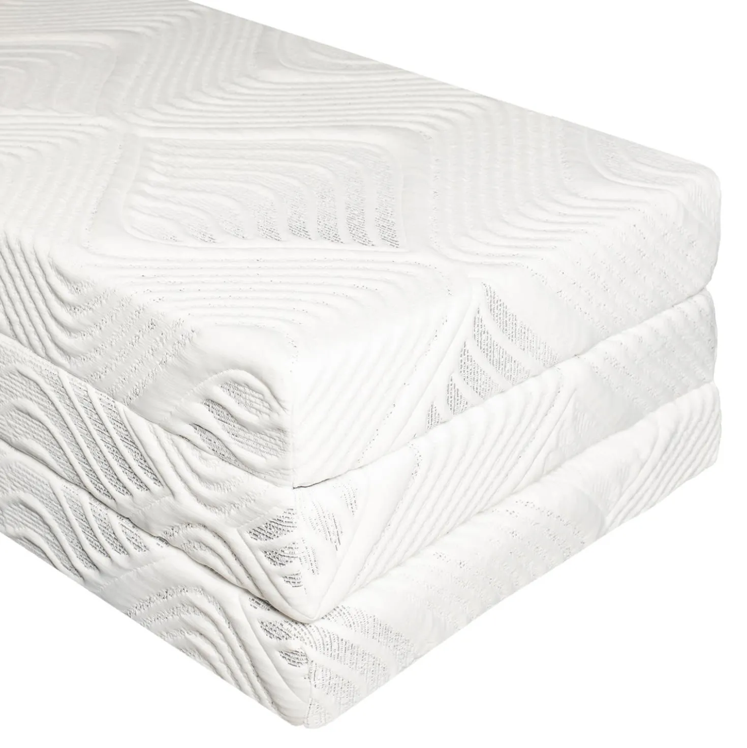 Matelas double pliable en mousse mémoire à 3 volets - 54"