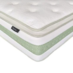 Matelas double roulé hybride semi-ferme - 54