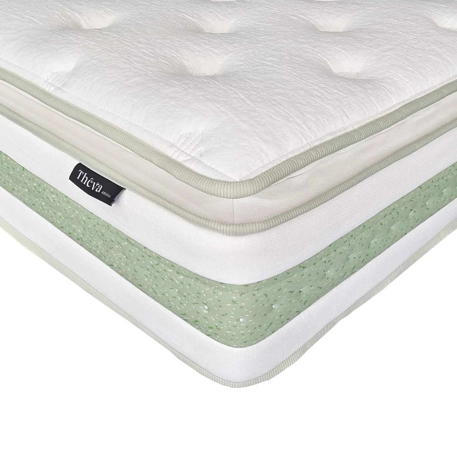 Matelas double roulé hybride semi-ferme - 54"