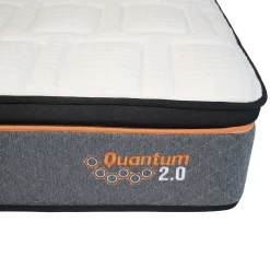 Matelas double roulé semi-ferme à ressorts ensachés - 54"