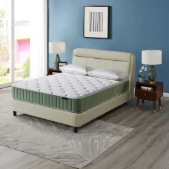 Matelas king roulé à ressorts ensachés ferme - 80