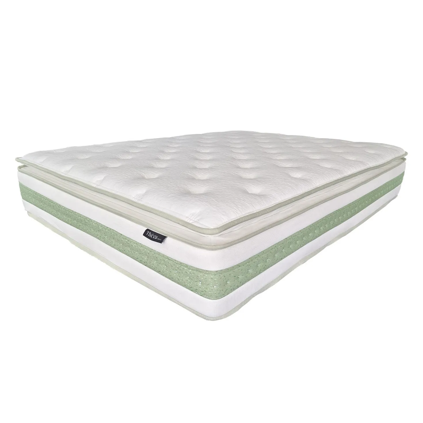Matelas king roulé hybride semi-ferme - 80"