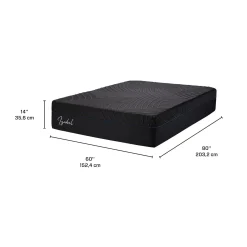 Matelas queen roulé en mousse mémoire semi-ferme - 60