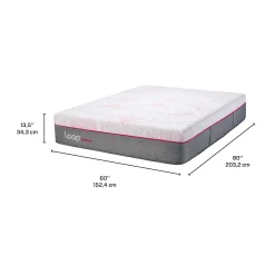 Matelas queen roulé semi-fermehybride - 60