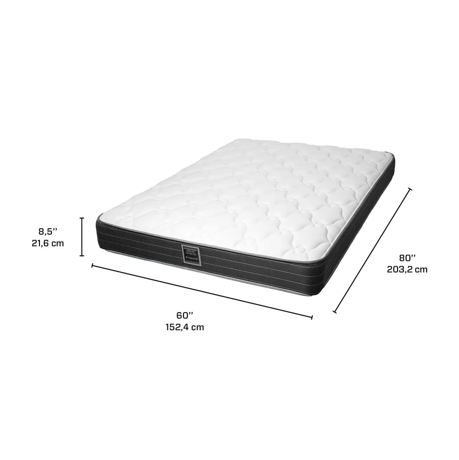 Matelas queen semi-ferme à ressorts - 60"