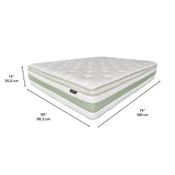 Matelas simple roulé hybride semi-ferme - 39