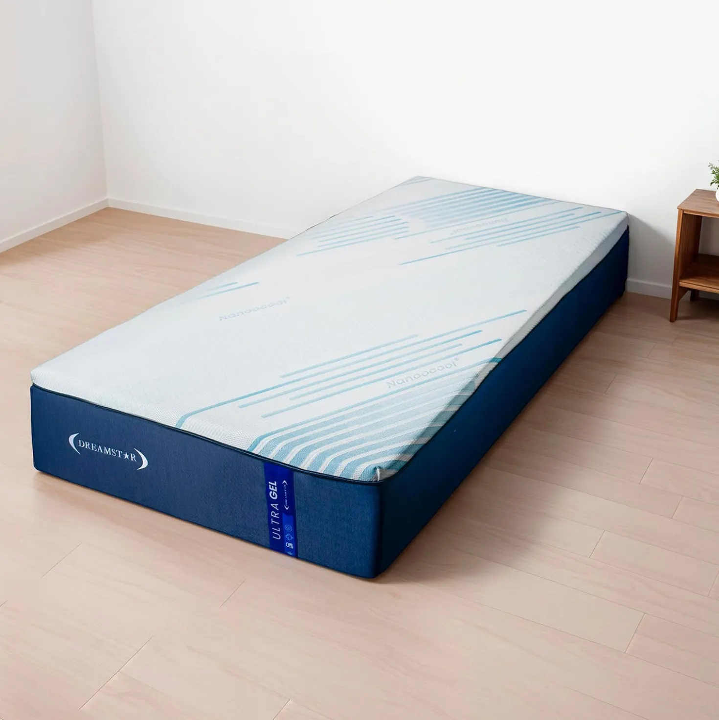 Matelas simple roulé semi-fermeen mousse mémoire - 39"