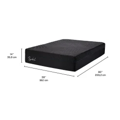 Matelas simple XL roulé en mousse mémoire semi-ferme - 39