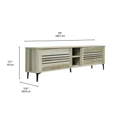 Meuble télé avec rangement - 55