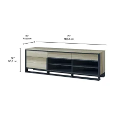 Meuble télé avec rangement - 71