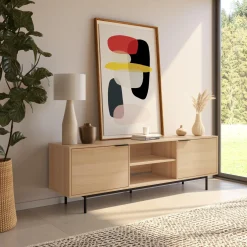 Meuble télé avec rangement 70