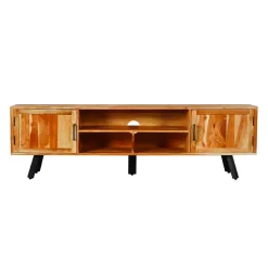 Meuble télé en bois massif - 70"