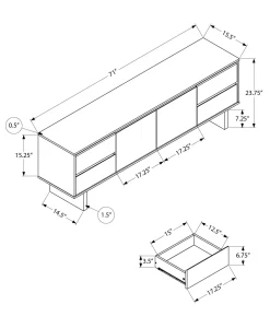 Meuble TV 72