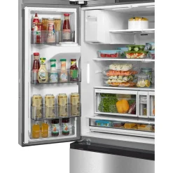 Midea Réfrigérateur 29,3 pi3 36 po Inox Portes françaises - MRF29D2AST