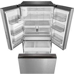 Midea Réfrigérateur 29,3 pi3 36 po Inox Portes françaises - MRF29D2AST