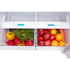 Midea Réfrigérateur 18,1 pi3 30 po Blanc Congélateur en haut - MRT18D3BWW