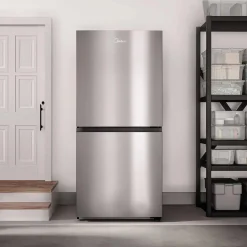 Midea Réfrigérateur/congélateur convertible 20 pi3 30 po Inox Tout réfrigérateur - MRU21C7BST