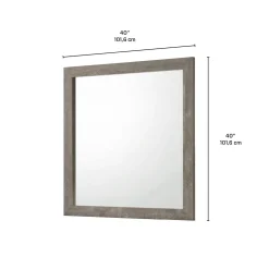 Miroir pour commode de chambre à coucher