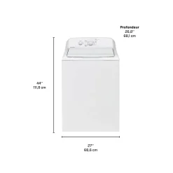 MOFFAT Laveuse Chargement par le haut Blanc 27