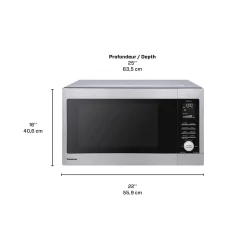 PANASONIC Micro-ondes 4 en 1 Inox22" NNCD66NSC