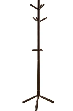 Patère - 69"H, style contemporain en bois espresso