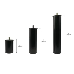 Pattes pour lits électriques de 3” et 6” - hauteur combinable de 9”