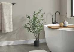 Plante artificielle - 35"H, eucalyptus intérieur pot 5"