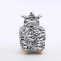 Pouf en forme de zèbre