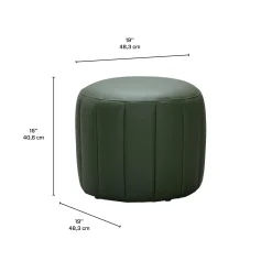 Pouf rond - vert