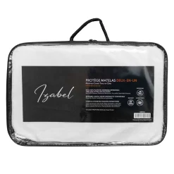 Protège-matelas imperméable et réversible queen