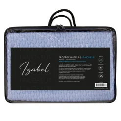 Protège-matelas imperméable et frais à têtes séparées - queen