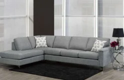 Sectionnel avec chaise longue à gauche