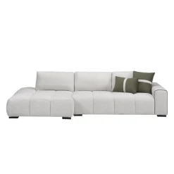 Sectionnel de style guimauve avec chaise longue à gauche