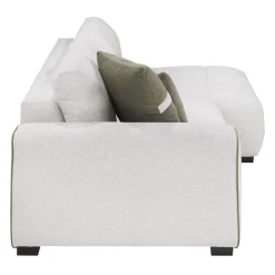 Sectionnel de style guimauve avec chaise longue à droite